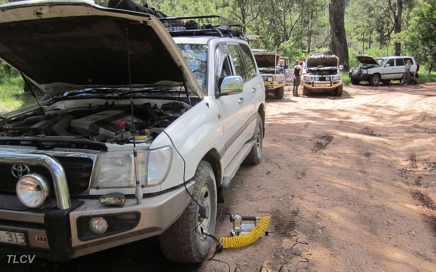 31-Airing up on the Hickey Creek Track.JPG